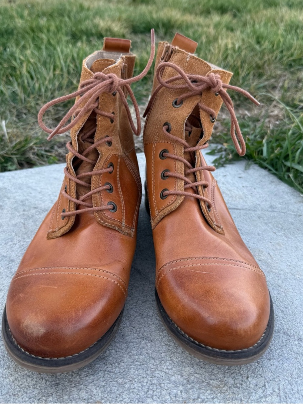 Tara M Lena Brown Leather Ankle Boots 41